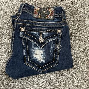 Distressed Miss Me jeans